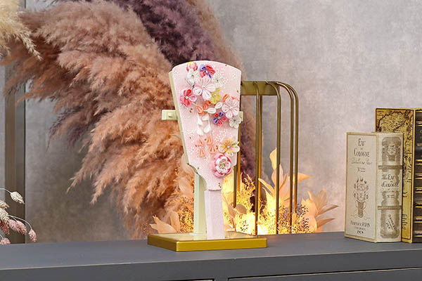 羽子板 東玉 つまみ細工 羽子板 ピンク 飾り台セット 詳細画像 東玉 羽子板 つまみ細工 羽子板 ピンク 飾り台セット 詳細画像