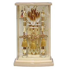 破魔弓: 伊織 本籐巻 アクリルケース飾り