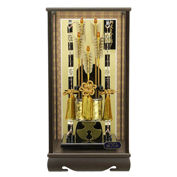 鉄刀木 勇輝 面取り ガラスケース飾り