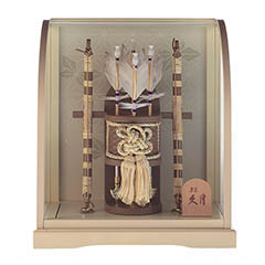 破魔弓: 天賦 本籐 アイボリー モカ暈 アクリルケース飾り