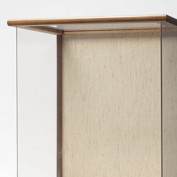 久月　 破魔弓　葉山 本籐 木目 前面アクリルケース飾り　詳細画像