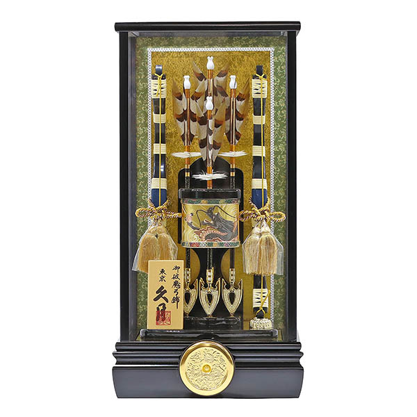 鳥羽A 本籐巻 彫金 面取りガラスケース